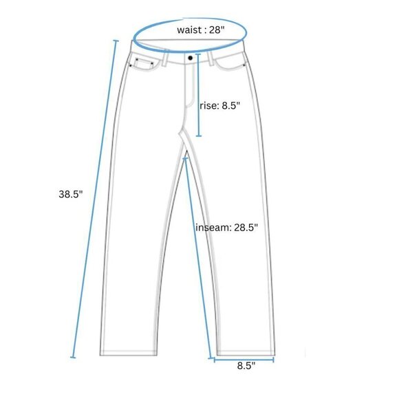 Womens boot cut jeans | trendy straight leg denim - Picture 8 of 8